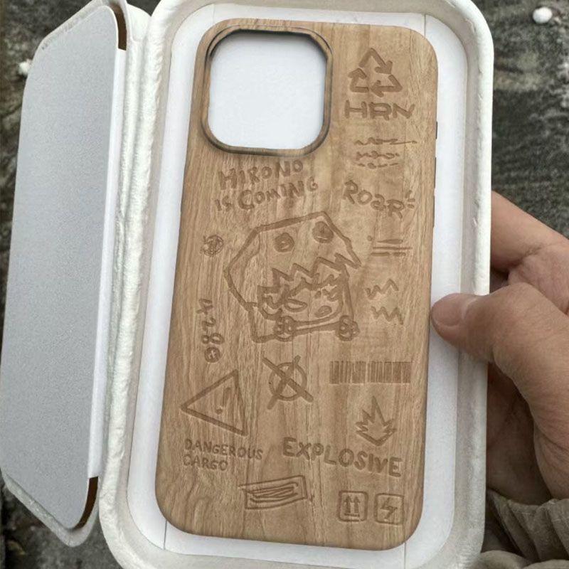Ốp Lưng Apple, Phong Cách IPhone Graffiti Vân Gỗ, Thiết Kế Đơn Giản, Tương Thích Với iPhone 15, XS Phim, 11, 12, 13 Và 14, Hợp Xu hướng Và Ngầu, Được Đánh Giá Tích Cực 2869 Vào Năm 2025 0