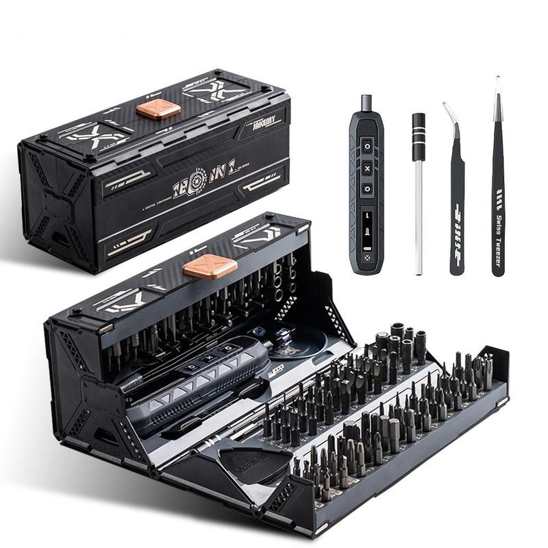 181 in 1 Electric Screwdriver Set, USB Rechargeable Electric Screwdriver with 3 Torque Settings, Professional Repair Tool Kit for Phone/Laptop/Camera/Watch 6
