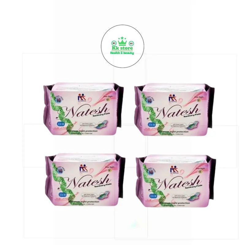 Pembalut Herbal Natesh | Pembalut Natesh Day Pantyliner Night Extra long Atasi haid Exp terbaru 3