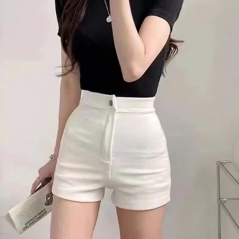Combo 2 quần short nữ size từ 40-64kg cạp cao chất umi co dãn- Top womenwear 4