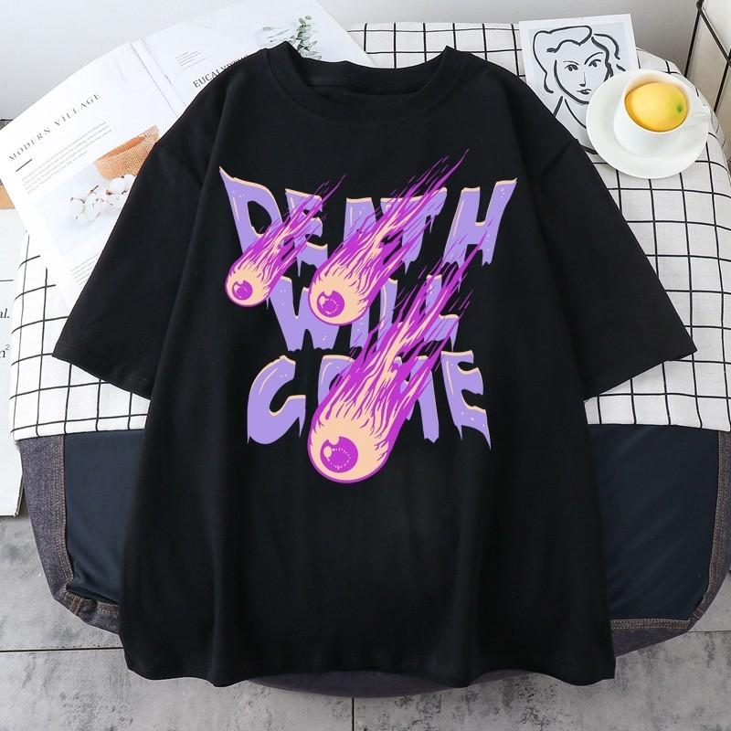 T-shirt Atasan Baju Kaos Oversize Wanita Kece Distro Lengan Pendek vintage Render Print Keren epidemic C699  Katun Combed Dewasa 2
