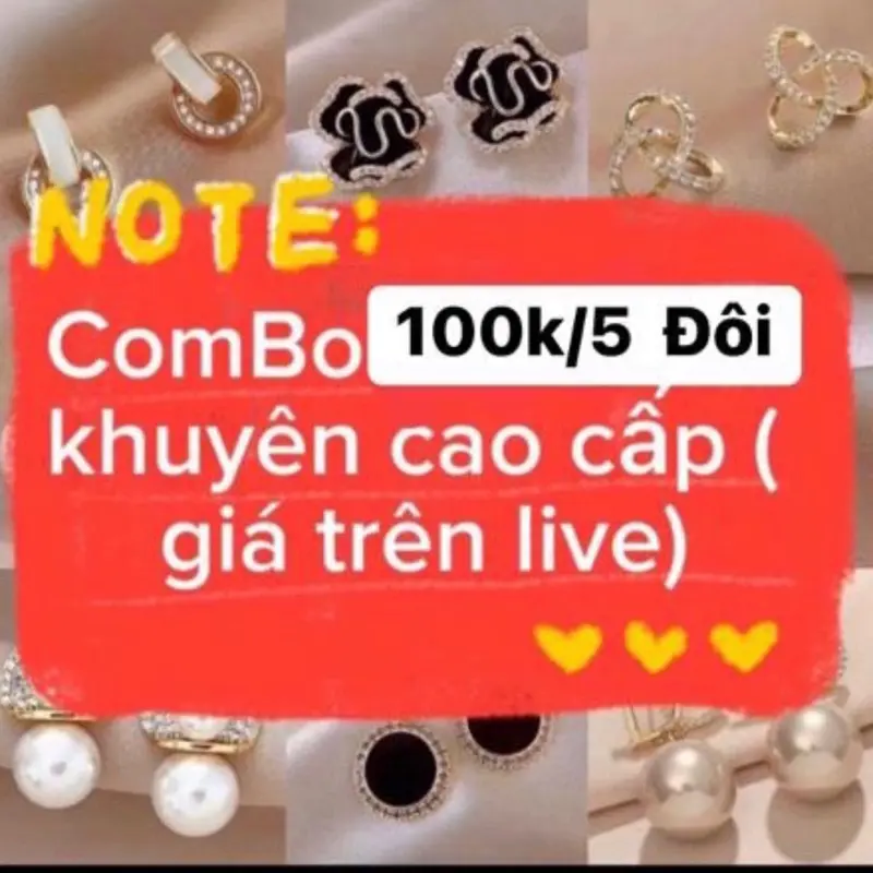 Combo100k/5 Đôi khuyên lựa mã trên live