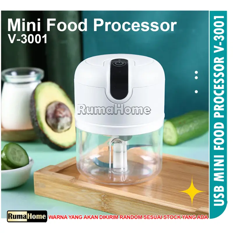 USB Mini Chopper V-3001 USB Mini Food Processor  Usb Blender mini Serbaguna  Blender Bumbu Portable 1