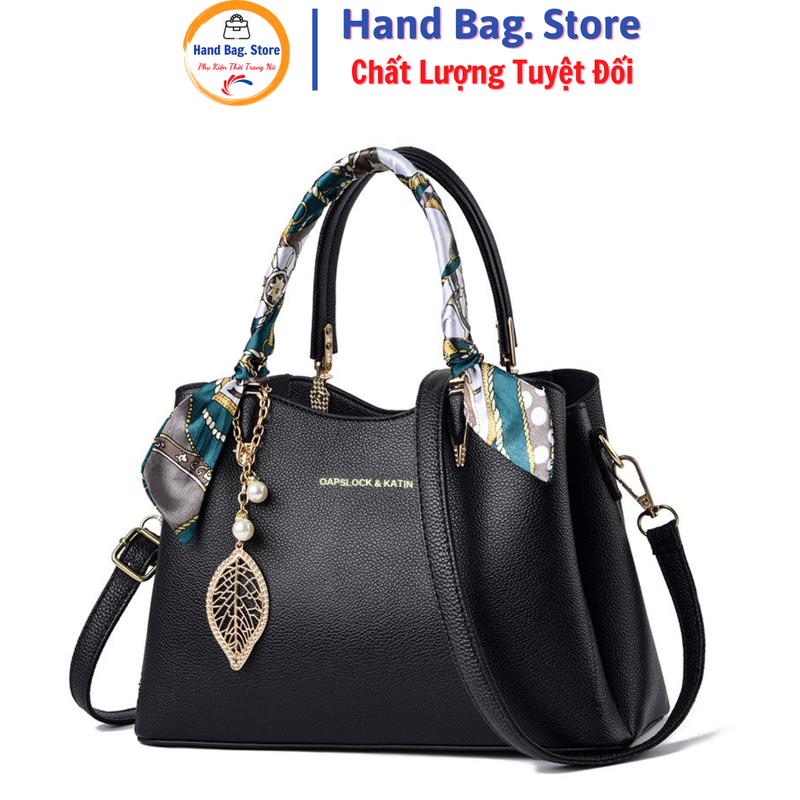  Túi Xách Nữ Có Quai Xách Cao Cấp - Size lớn - Form Trung Niên Kiểu Dáng Sang Trọng -  Làm Quà Tặng Mẹ - HS08 Bag Da tuixach  trung 