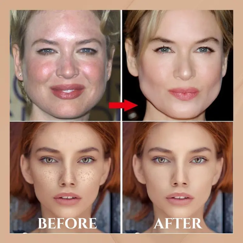 Long-lasting Moisturizing Foundation, Lightweight Concealer Foundation for Women & Girls 7