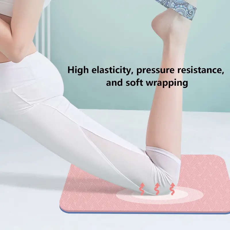Đệm Đệm Đầu Gối Tập Yoga, Dày, 2 Chiếc, Đệm TPE Họa Tiết Chống Trượt, Đệm Bảo Vệ Hỗ Trợ, Thích Hợp Cho Khuỷu Tay, Chân Và Cánh Tay, Tập Thể Dục Cân Bằng, Thể Dục 1
