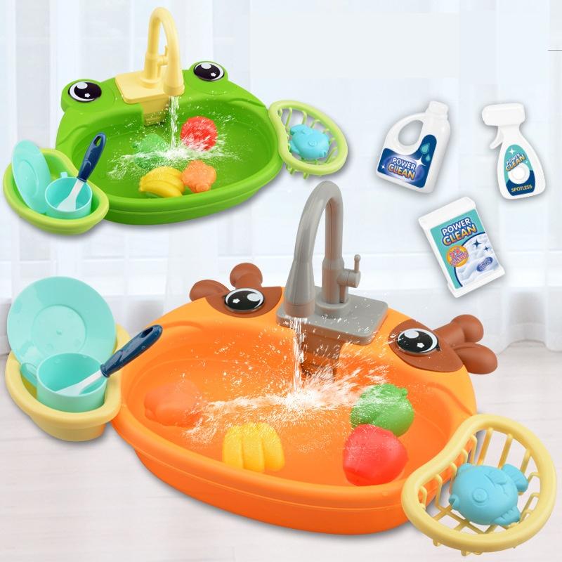 Đồ Chơi Nhà Chơi, Lựa Chọn, Chơi Giả Vờ, Bồn Rửa Nhà Bếp Và Bồn Rửa Cho Trẻ Em, Bộ Đồ Chơi Nhà Bếp Cho Bé Trai Và Bé Gái, Quà Tặng Trẻ Em 2