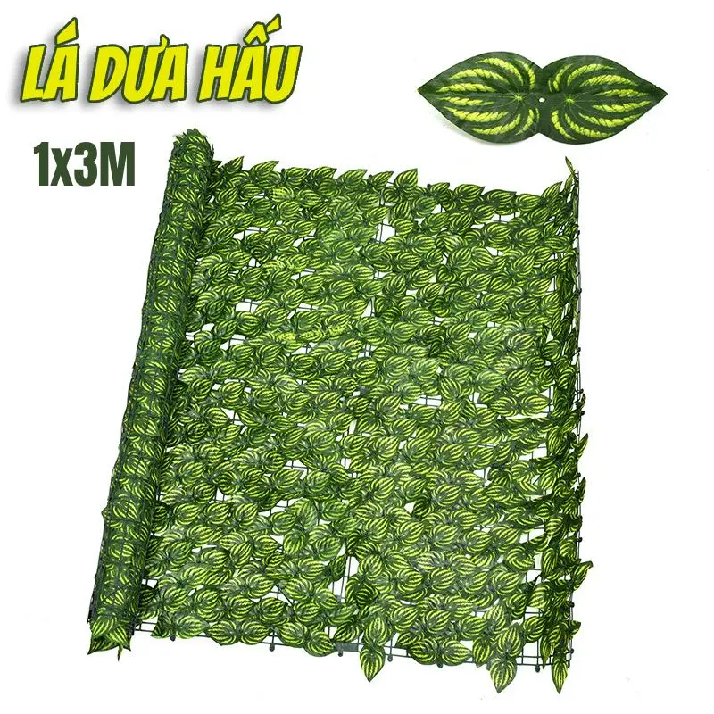 Cuộn Hàng rào nhựa kích thước siêu dài 1mx3m trang trí tiểu cảnh, hàng rào decor tường siêu đẹp 0