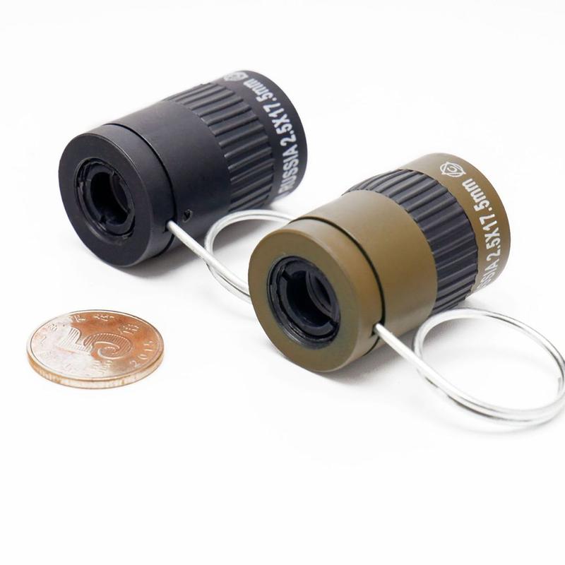 Product Introduction of 2.5X17.5MM HD Eye Protection Mini Telescope Single-Tube Telescope With Finger Buckle #471826 56