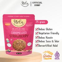 Gambar Gluten Free Cookies Caramelized Strawberry 75 Gram dari VERLINOLA Kota Administrasi Jakarta Selatan 1 Tokopedia
