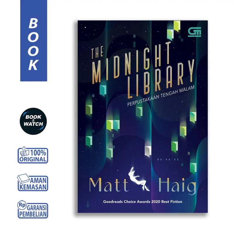 Novel Terjemahan The Midnight Library - Karya Matt Haig Original GPU Gramedia 3