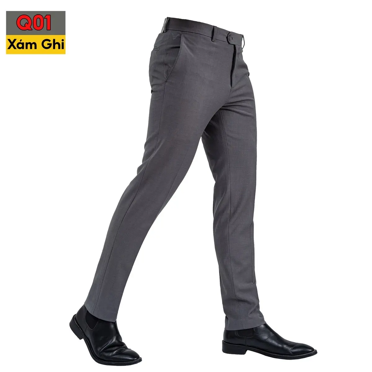 Quần Âu Nam Slimfit Xám Ghi -Q01