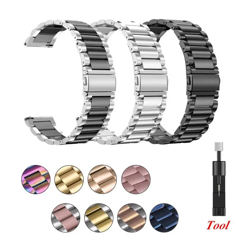 Stainless Steel Watch Band, 1 Count Fashionable Watch Band for Samsung Galaxy Watch 46mm/3/Gear S3/Huawei Watch GT 2/3 Pro, Smart Watch Accessories, Wearable 0