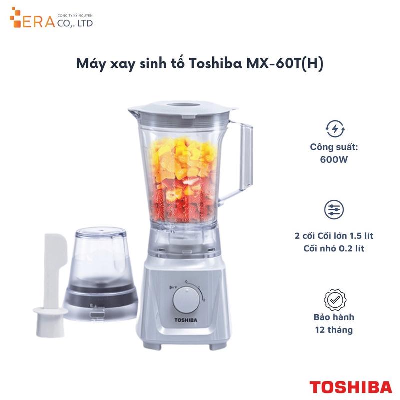 Máy xay sinh tố Toshiba MX-60T(H) - Hàng chính hãng