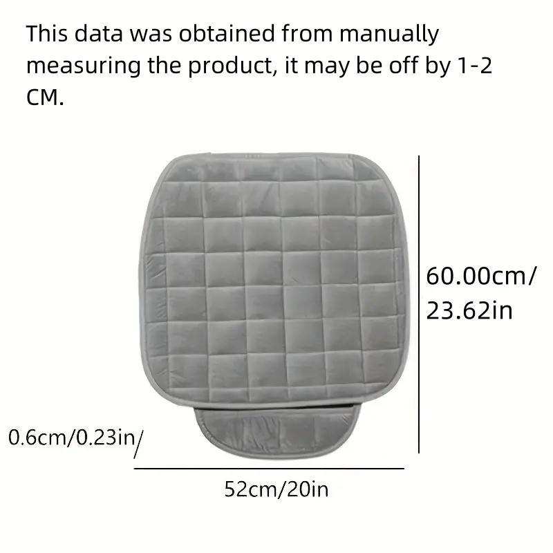 Solid Color Car Front Seat Cushion, Non-slip Non-binding Car Seat Cover, Car Seat Protector, Universal Car Interior Accessories, Car Decor, Girly Car Accessory 4