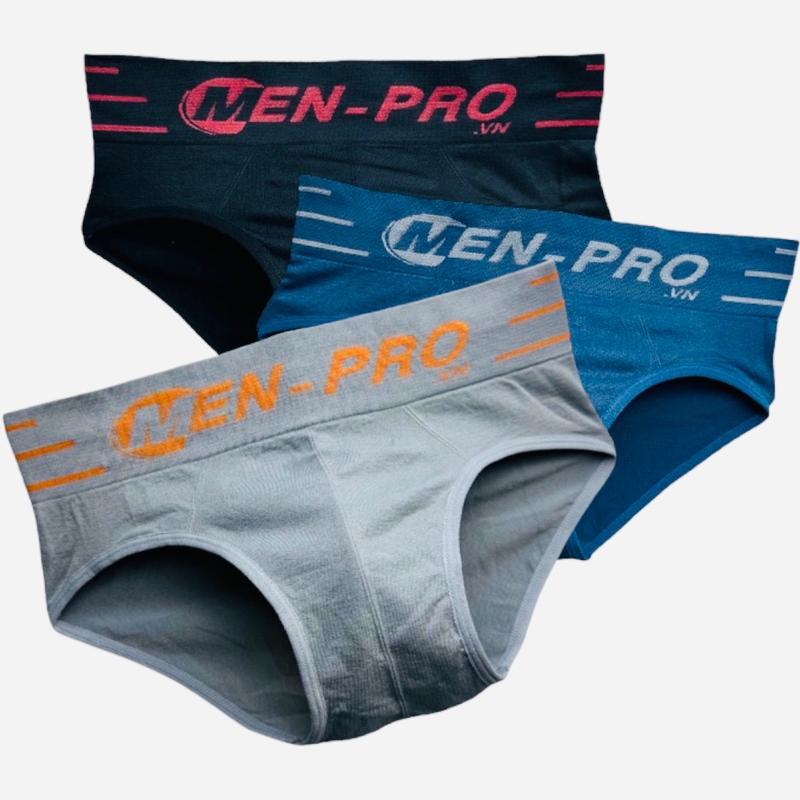 Combo 10 Quần sip nam dệt kim free size từ 50kg đến 75kg men pro chất mịn co giãn tốt Boxer Quần Boxer Sịp Kim Tuyến Menswear