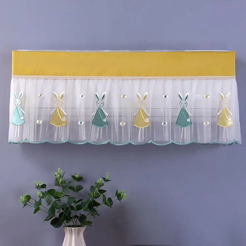 Vỏ Bảo Vệ Chống Bụi Điều Hòa Không Khí, Thêu Ren, Để Đồ Trang Trí Nhà Cửa, Vải Chống Thấm Nước, I5T7