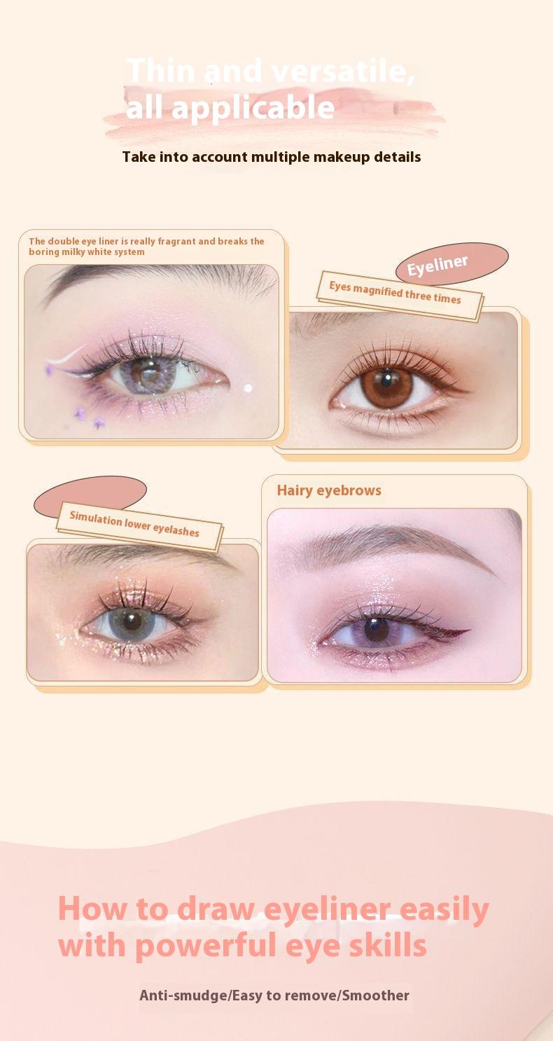 Product Introduction of [0.01mm Ultra Fine Liquid Eyeliner]Waterproof and sweatproof Long-lasting color without smudging Student beginner eyeliner Easily create exquisite eye makeup   natural eyeliner   eyeliner 3