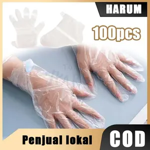 200pcs Foot Cover Penutup Kaki Disposable Sarung Kaki Plastik Bening Tahan Air untuk Pedicure SPA Perawatan Kaki dan Masker Kaki Sekali Pakai
