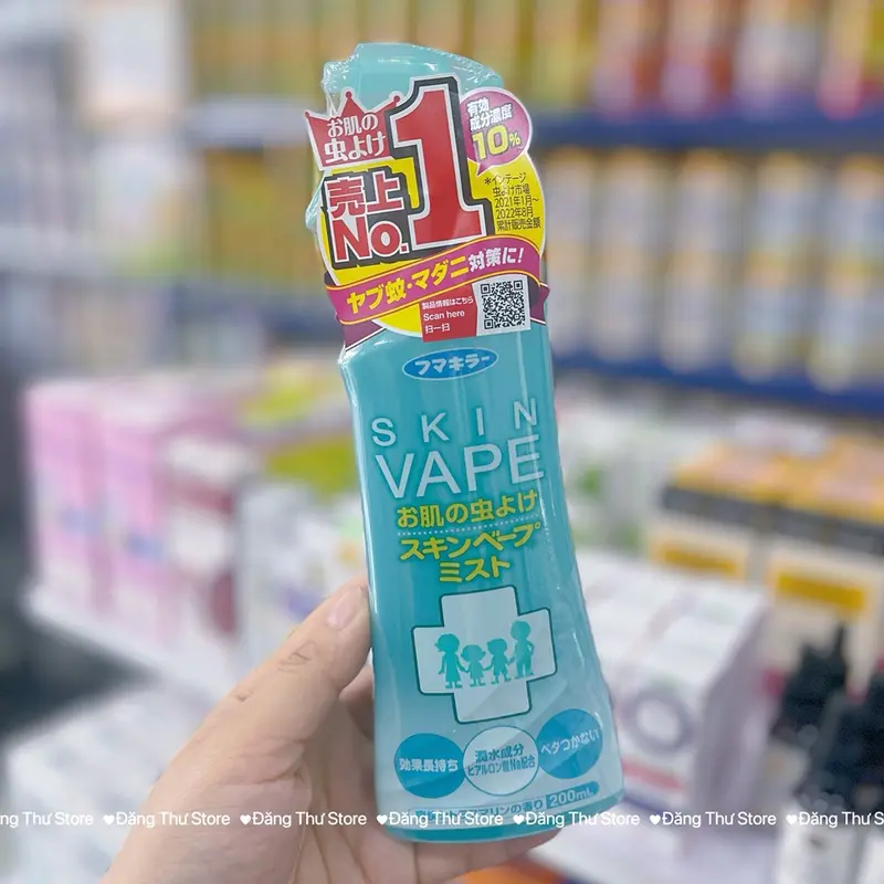 Xịt chống muỗi, côn trùng đốt Skin Vape Nhật 0