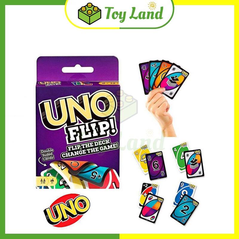 Bài Uno Flip Hộp Tím Board Game 112 Lá Cơ Bản Chất Giấy Dày Đồ Chơi Trò Chơi Nhóm Bạn Xả Stress Giải Trí