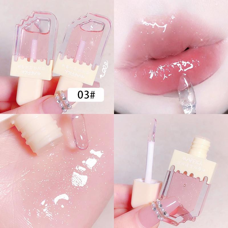Portable Lip Oil, 3 Counts/set Moisturizing Lip Balm, Hydrating Glossy Lip Glaze Stick, Plumping Lip Oil for Girls & Women 2