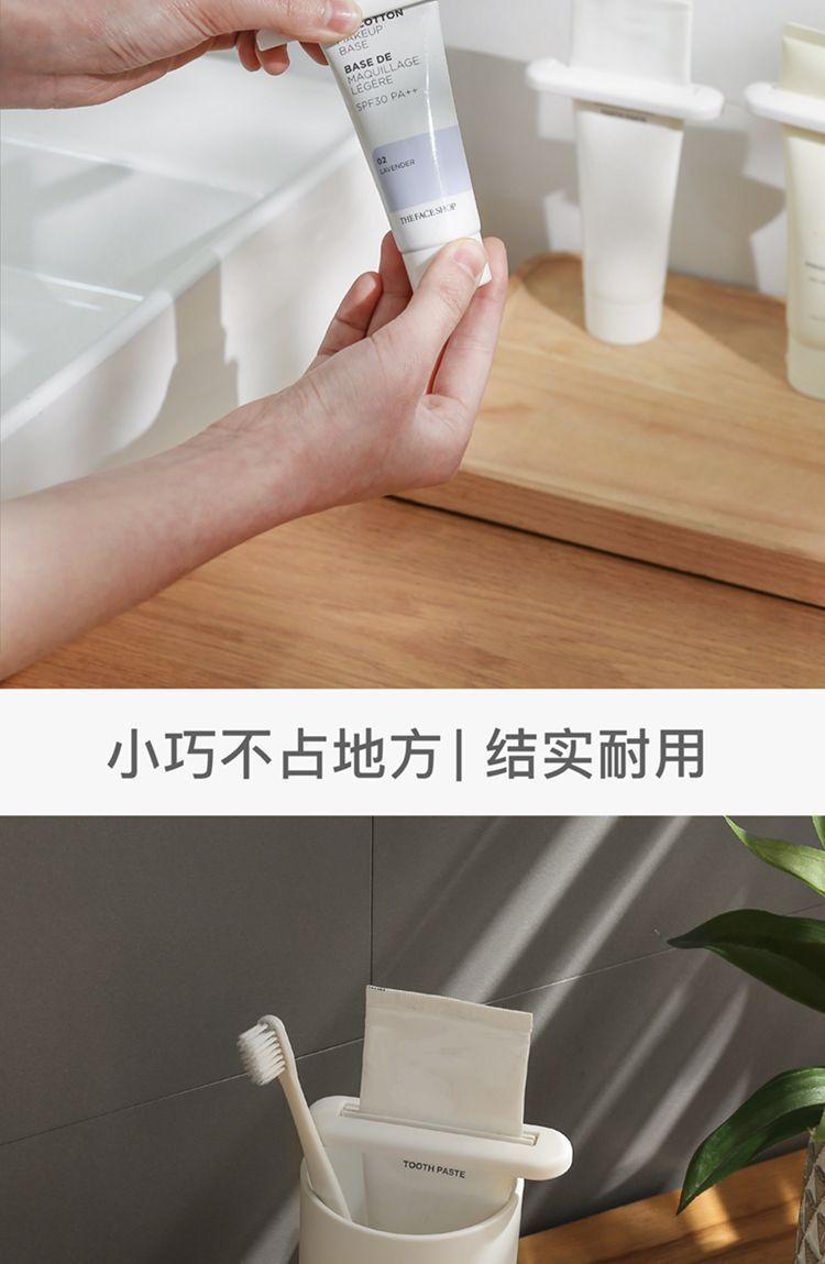 Product Introduction of 3Pieces Skin care squeezer Household manual lazy squeezer Toothpaste squeezer Cleanser Hand Cream Bathroom bathroom 7