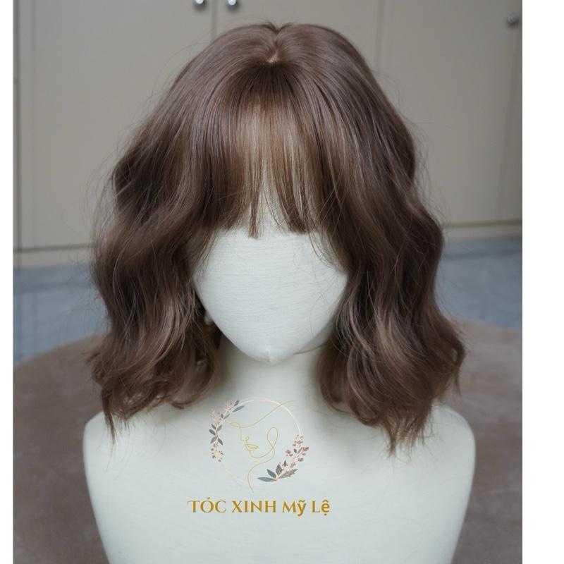 Mã MK01 : bộ tóc giả xoăn xù hippi ngắn, phiên bản móc kim thế hệ mới. chiều dài 27cm, chất tóc chịu nhiệt. 3