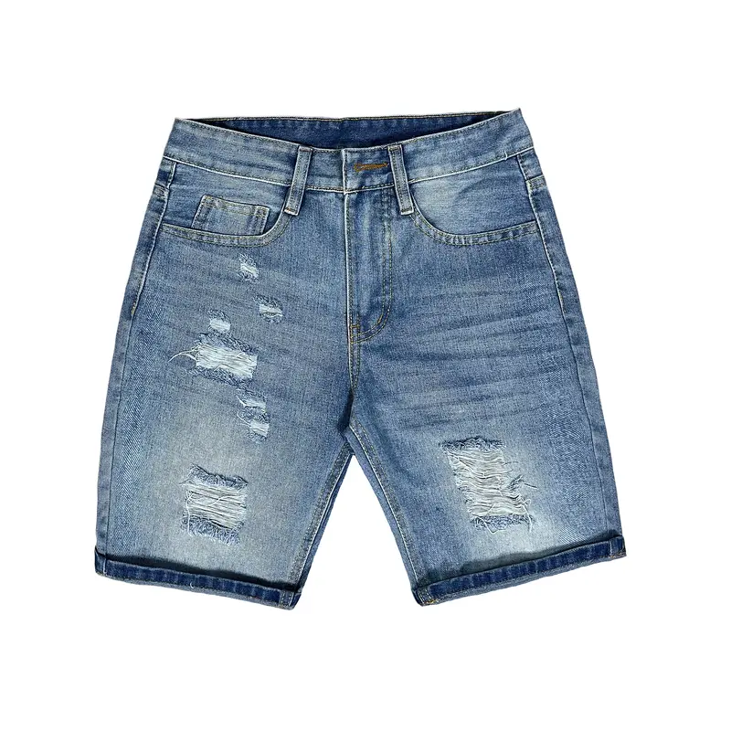 QUẦN SHORT ĐÙI JEAN NAM CHẤT LIỆU BÒ FROM LỬNG NGANG GỐI QUẦN JEAN NAM MÃ QS6A177 2