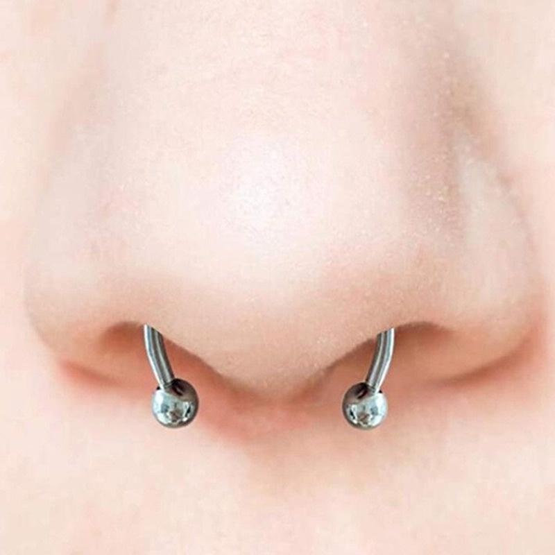 Cincin Hidung Magnetik Palsu, Aloi Boleh Digunakan Semula, Gelung Tidak Menindik Kasut Kuda, Untuk Barang Kemas Badan Fesyen Uniseks, Hebat sebagai Hadiah 4