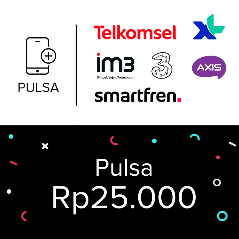 Pulsa Instan - Rp. 25.000 0