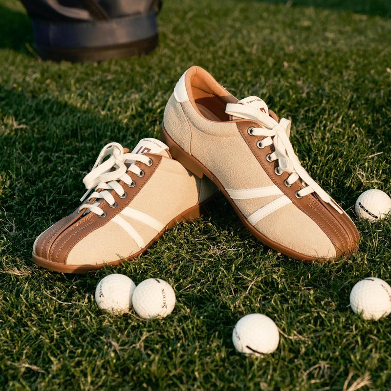 Giày Bowling Square Sneaker Lucas Shoes, da bò thật, khấu đế, thiết kế đơn giản, phù hợp với nhiều phong cách