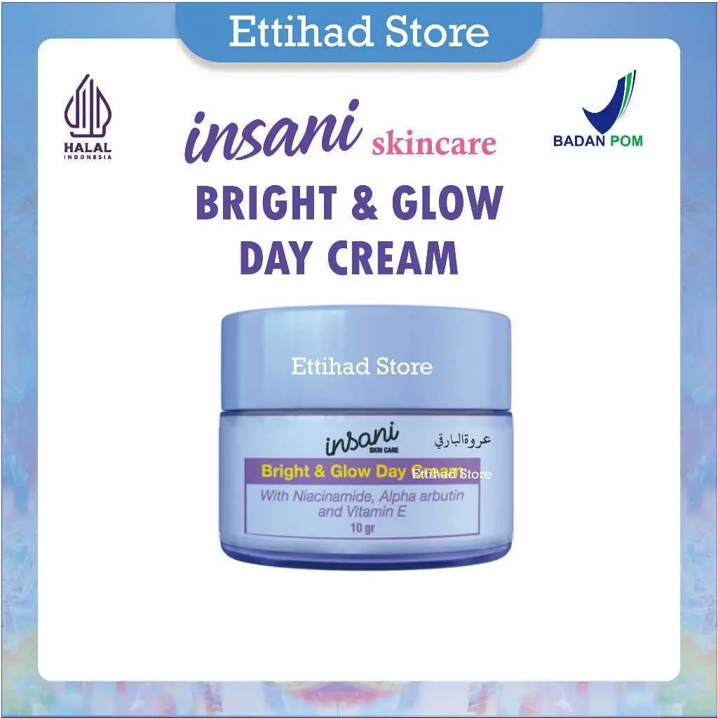 DAY CREAM BRIGHT & GLOW BPOM INSANI SKINCARE