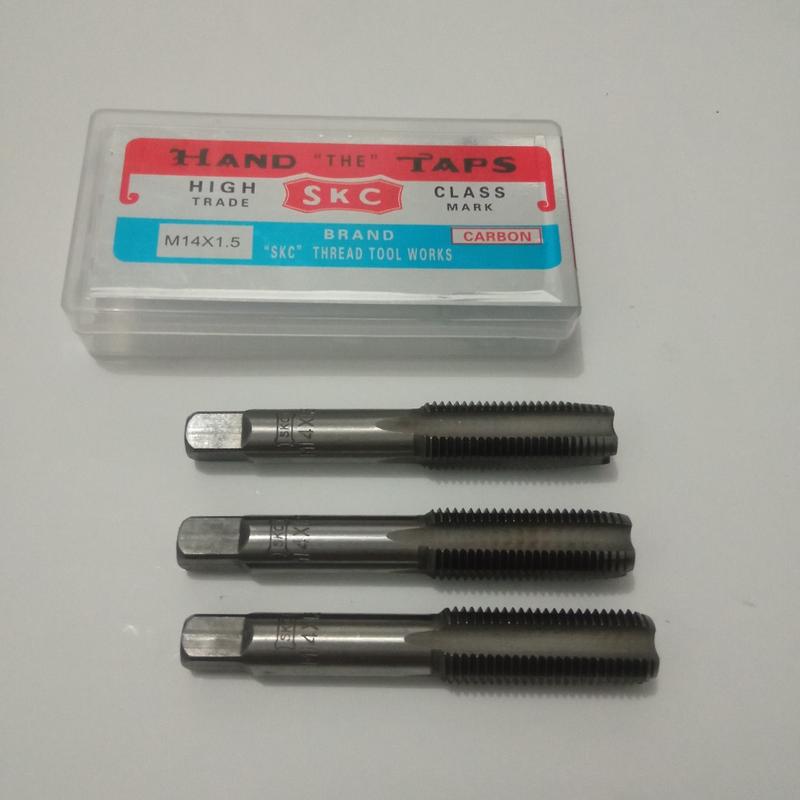 Product Introduction of hand tap skc alat pembuat drat/ulir 1 set isi 3pcs berkualitas top 1