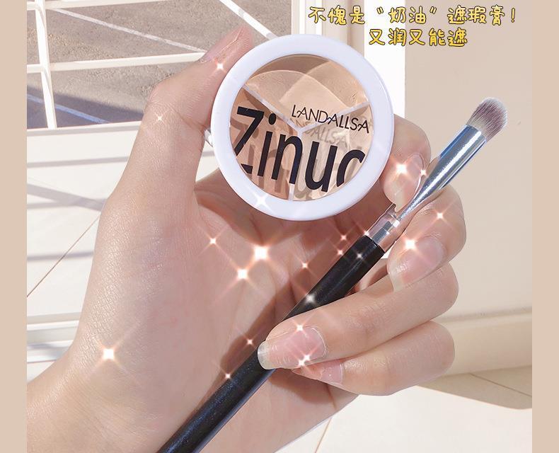 Product Introduction of Kem Che Khuyết Điểm, Ba Màu, Che Mụn, In Hình, Quầng Thâm Và Vết Thâm, Kem Nền Rãnh Xé, Thích Hợp Cho Học Sinh, Giá Rẻ 9