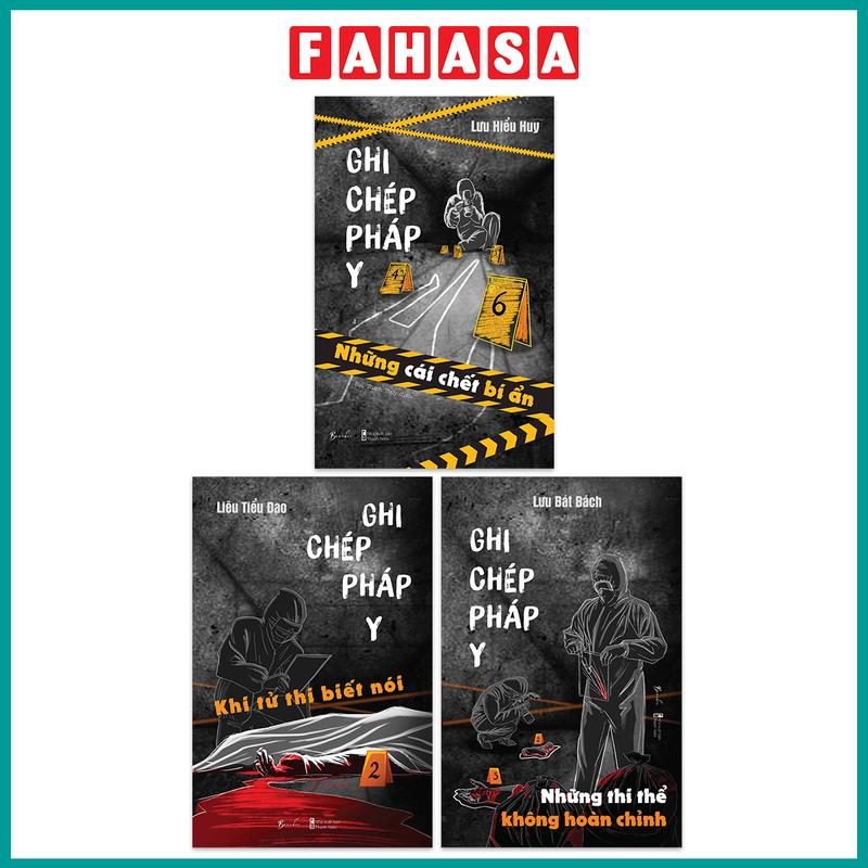Combo Sách - Ghi Chép Pháp Y (Bộ 3 Cuốn)