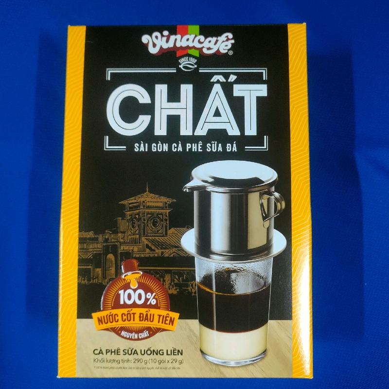 Cafe sữa đá uống liền Vinacafe ( 10 gói x 29g) Coffee Vị Chua Coffee Vị Chua