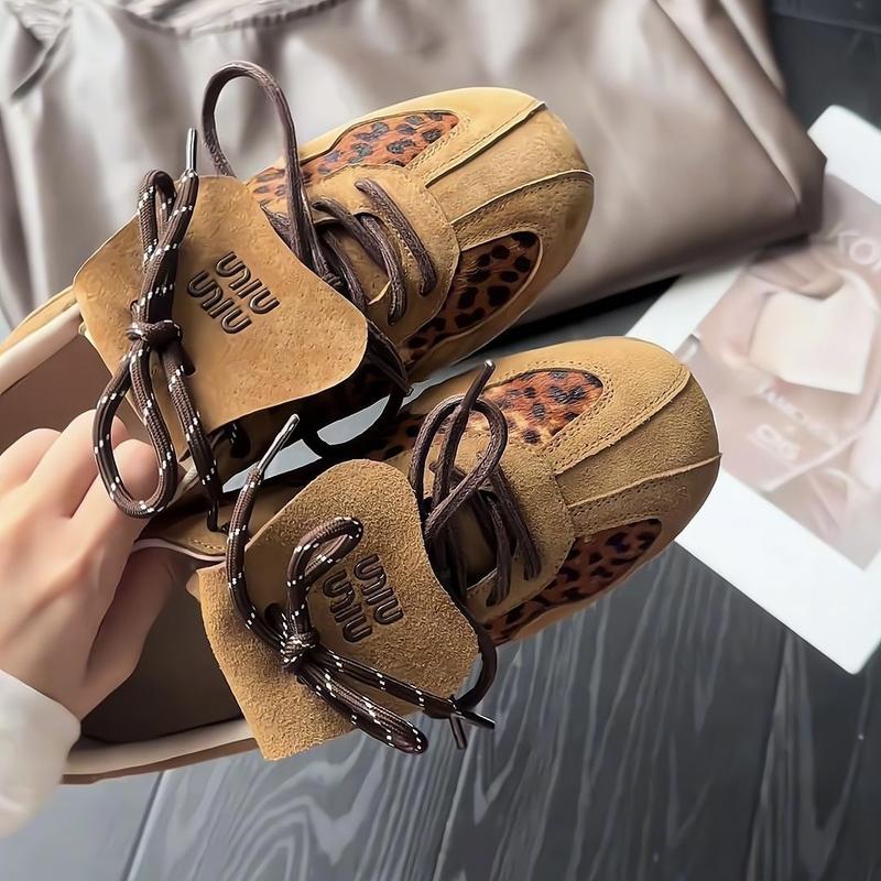 Product Introduction of รองเท้าเทรนนิ่งเยอรมันสำหรับผู้หญิง, หนังแท้, สไตล์เรโทร, คอร์เตซ, อเนกประสงค์, เหมาะสำหรับการเล่นกีฬาและชุดลำลอง, พิมพ์ลายเสือดาว, พื้นรองเท้าเพิ่มความสูง, 2024 ฤดูใบไม้ร่วงมาใหม่ 14
