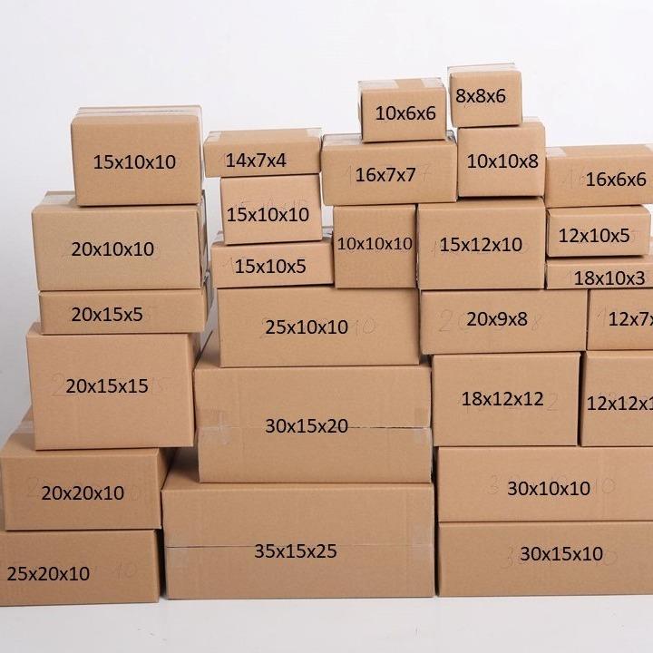 18x12x4cm Combo20 hộp Carton nắp gài đóng gói hàng 8
