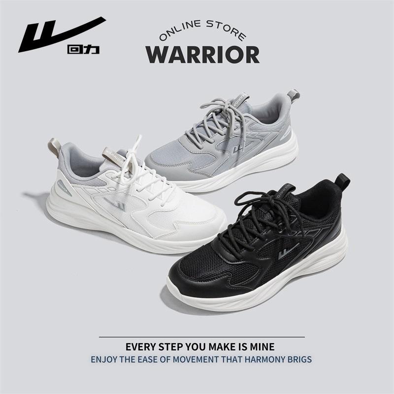 [Tăng 1 Size] Giày Thể Thao Nam Nữ Warrior 0358, Giày Chạy Bộ, Tập Gym, Chơi Cầu Lông, Bóng Chuyền, Tennis, Pickleball, Tặng Kèm Tất