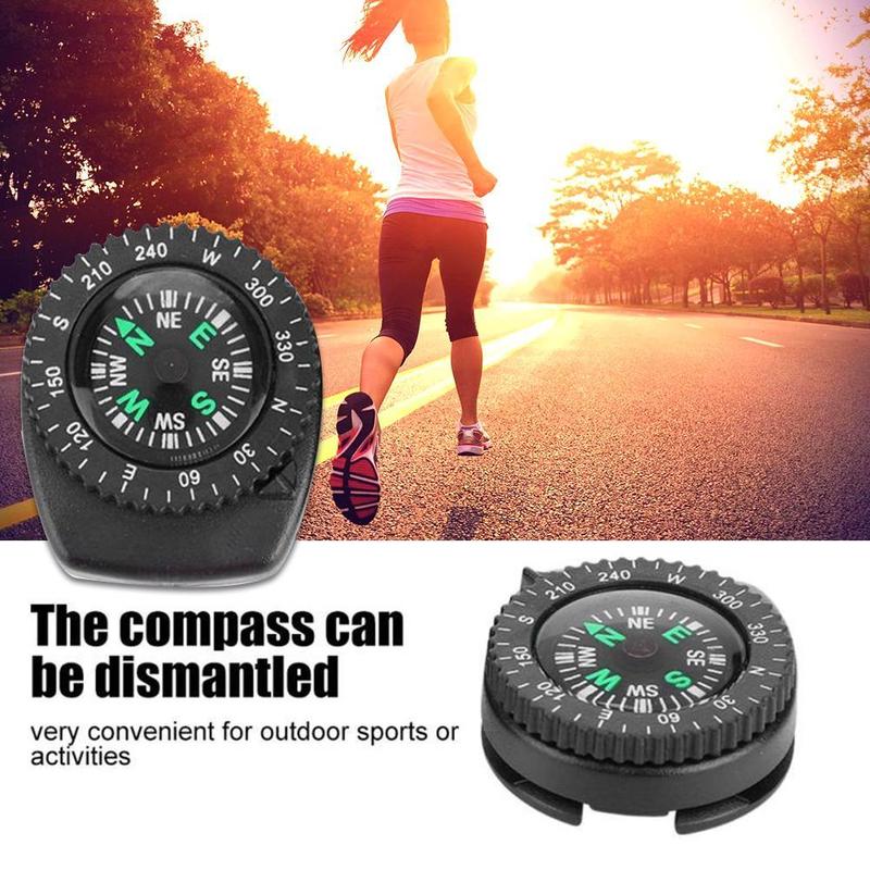 1pcs Plastic Compass Detachable Compass For Watches Outdoor Camping ...