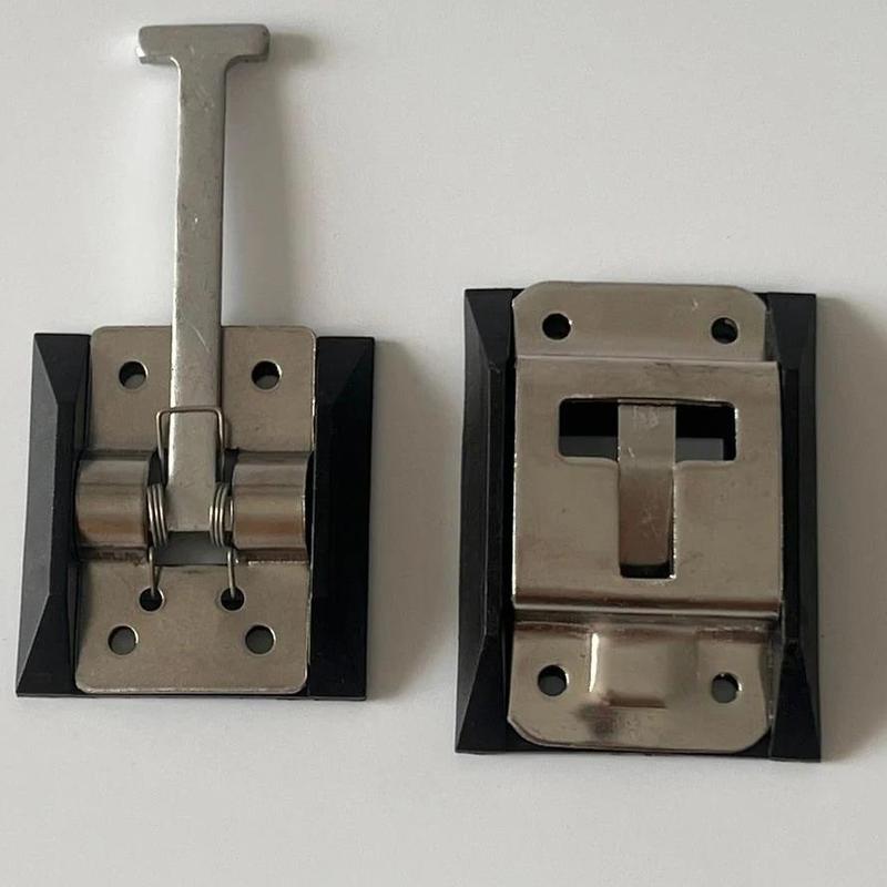 móc gài cửa chữ T inox không rỉ phụ kiện xe tải Phụ Tùng thùng inox
