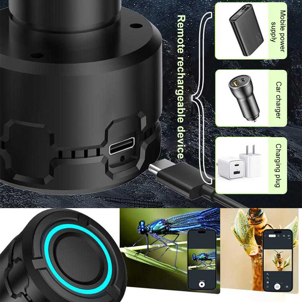 Smart Astronomical Telescope WIFI 4K HD Electronic Eyepiece 5 Megapixel Full Colour Birdwatching Mirror ABS Mobile Viewing