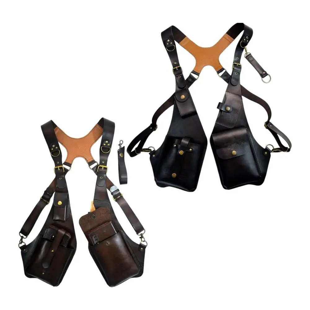 Túi Dây Đai Vai, Phong Cách Steampunk, Ví Đôi, Túi Kẹp Nách, Túi Đeo Hông, Bao Da, Chống Trộm, Dành Cho Nam Và Nữ