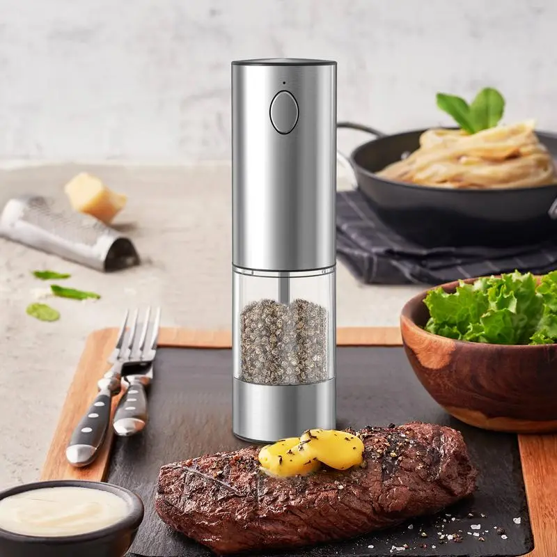 Electric Blender, Rechargeable Electric Salt & Pepper Blender, Household Kitchen Appliances for Daily Use 2