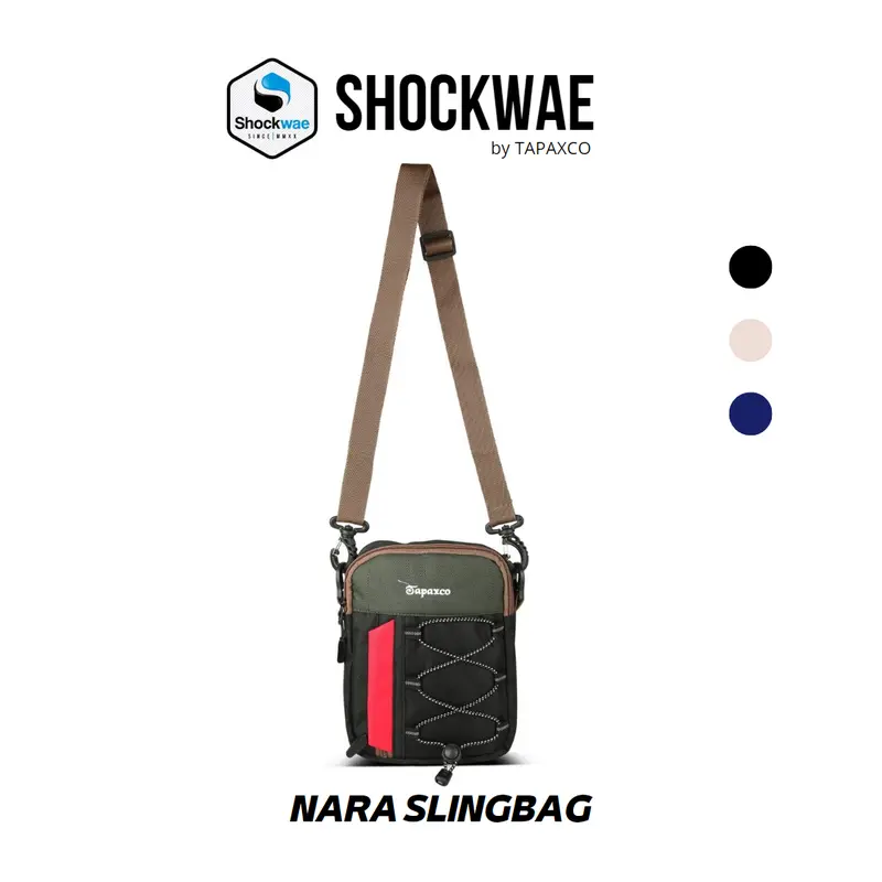 TAPAXCO Tas Selempang Pria Nara Slingbag Casual Local Original waistbag 0