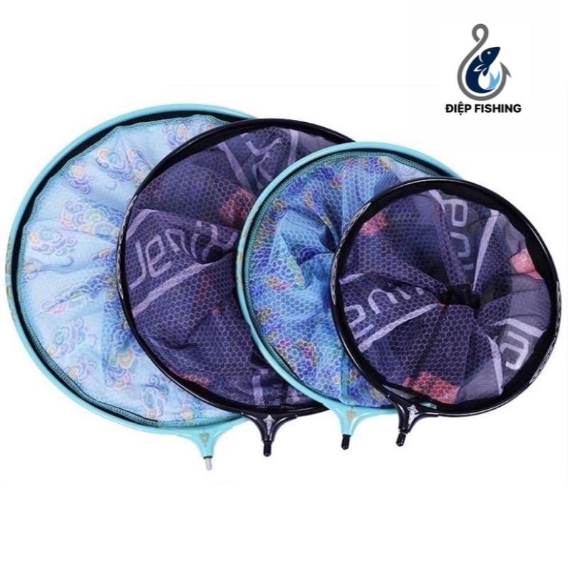 Vành Vợt Câu Cá BEIXIANG HOA BĂNG Carbon Mặt Vợt Câu Cá Giá Rẻ Đủ Kích Cỡ. Gồm 2 Màu Xanh Và Đen Đi Câu Bắt Cá Fishing matvot caucagiare