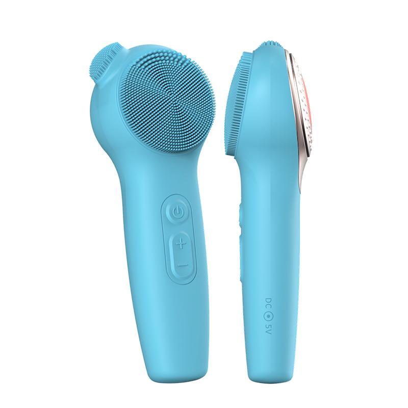 Rechargeable Silicone Facial Cleansing Brush, Multi-purpose IPX7 Waterproof Facial Brush, Facial Skin Care Tool for Women 7