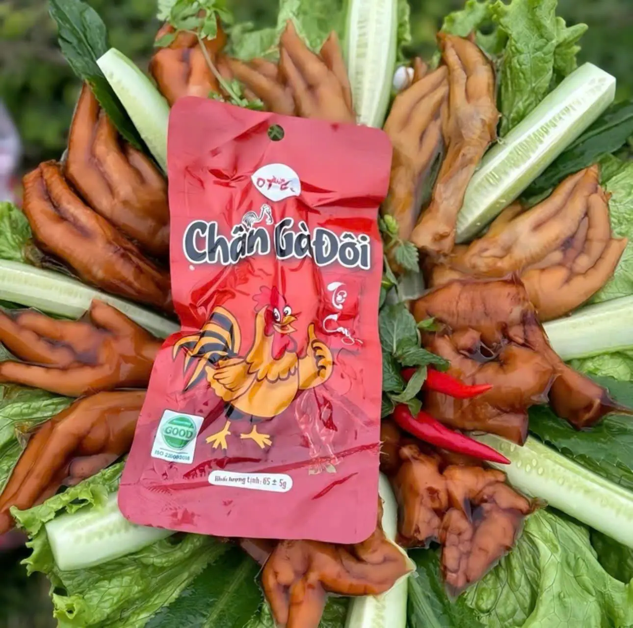 LIVE2 * 10 TÚI CHÂN GÀ ĐÔI ( tổng 20 chân ) HUỆ HUỆ TÂN CƯƠNG