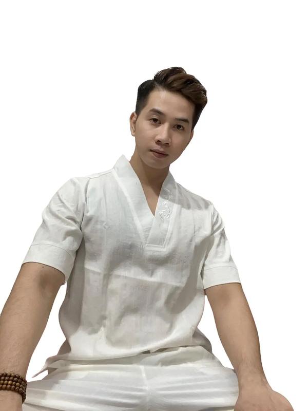 Dodichuagiasi Đồ Lam Đi Chùa Nam Thiền Linen Thun Dành Cho Nam Nữ Áo Menswear Quần Phù Hợp Khi Đi Lễ Chùa Cam Kết Chất Lượng Vải Loại 1 Giao Hàng COD Toàn Quốc